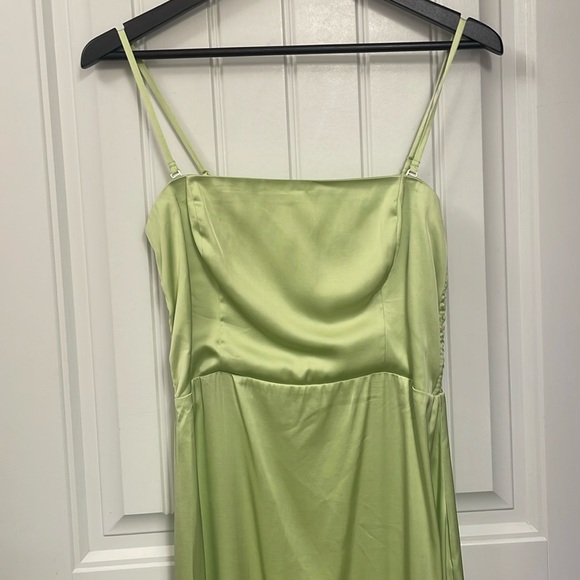 Abercrombie & Fitch strapless satin sculp maxi dress - Picture 1 of 7